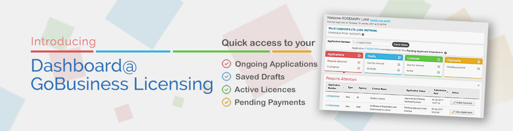 Introducing Dashboard @ GoBusiness Licensing Introducing Dashboard @ GoBusiness Licensing