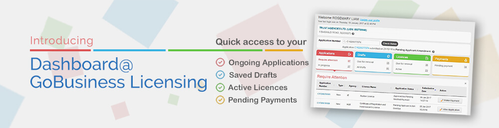 Introducing Dashboard @ GoBusiness Licensing