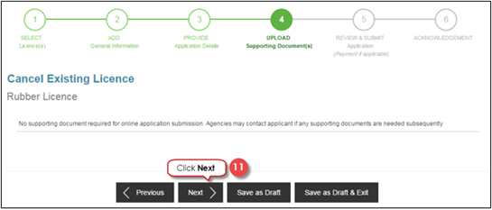 Supporting Documents Page