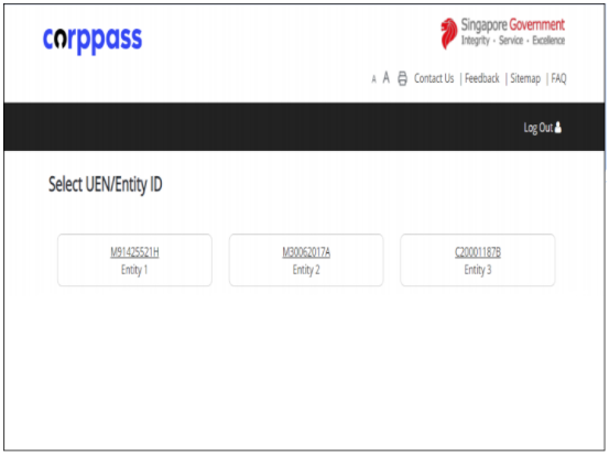 Login Corppass Image